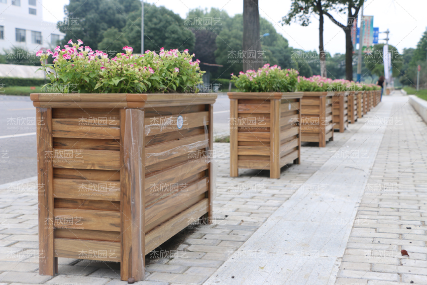 商業(yè)街裝飾，花箱怎么選？