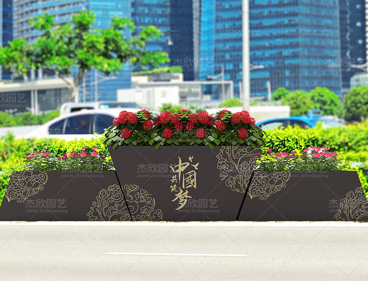 盛世中華不銹鋼花箱鋁板花箱設(shè)計(jì)師款